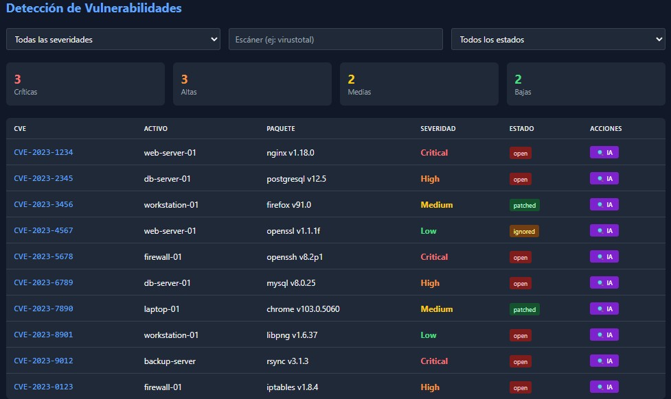 Detección de vulnerabilidades